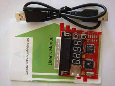 ST8662 Mini PCI &LPT port 4 bit diagnostic card for Desk pc and notebook